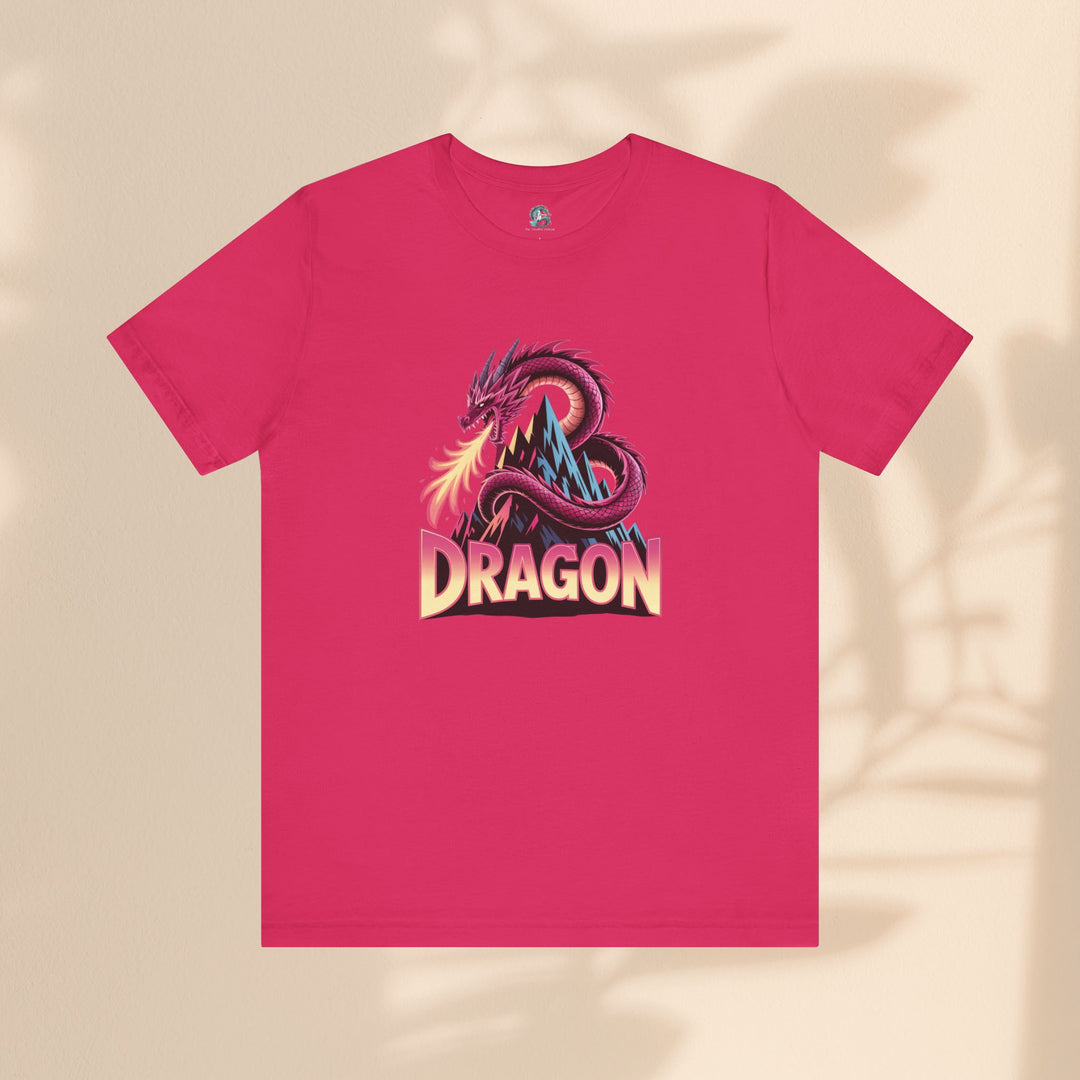 Dragon Graphic Tee, Unisex T-Shirt, Fantasy Shirt, Gift for Gamers, Dragon Lovers Shirt, Casual Wear, Unique Apparel
