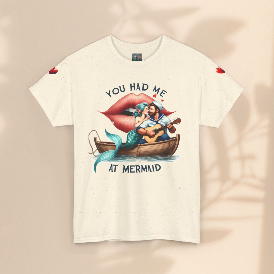 Unisex Heavy Cotton Tee - You Had Me At Mermaid