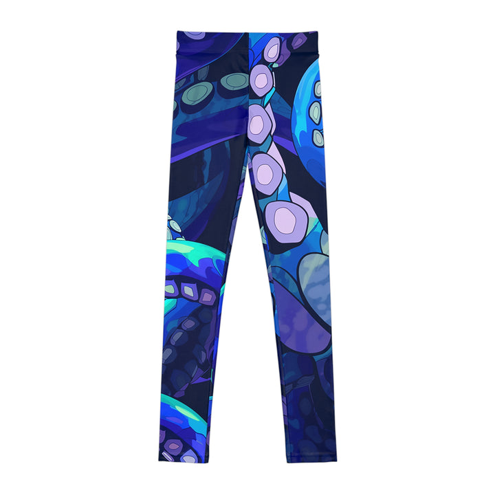 Colorful Octopus Delight Youth Leggings - Stylish & Comfortable Activewear for Kids