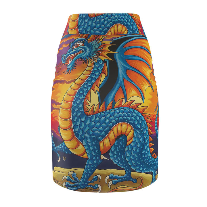 MexiDragon Pencil Skirt