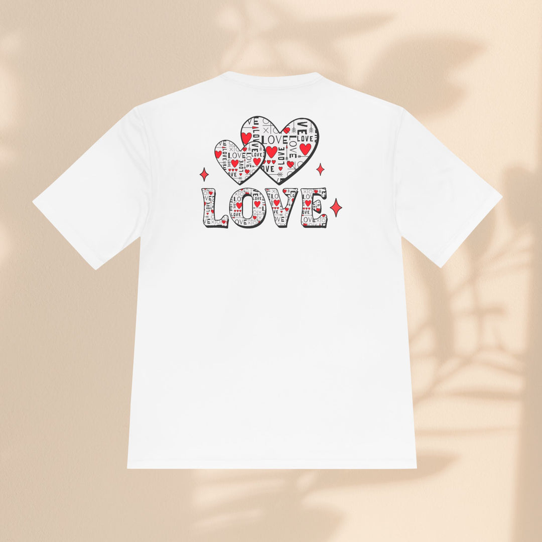 Unisex Moisture Wicking Tee - Love