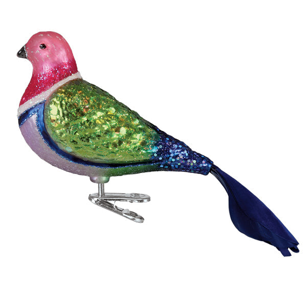 Pink Fruit Dove Christmas Ornament – Tropical Bird Gift