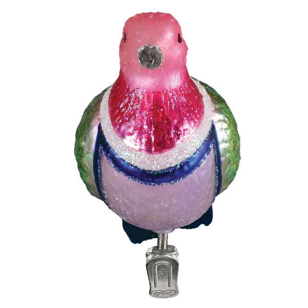 Pink Fruit Dove Christmas Ornament – Tropical Bird Gift