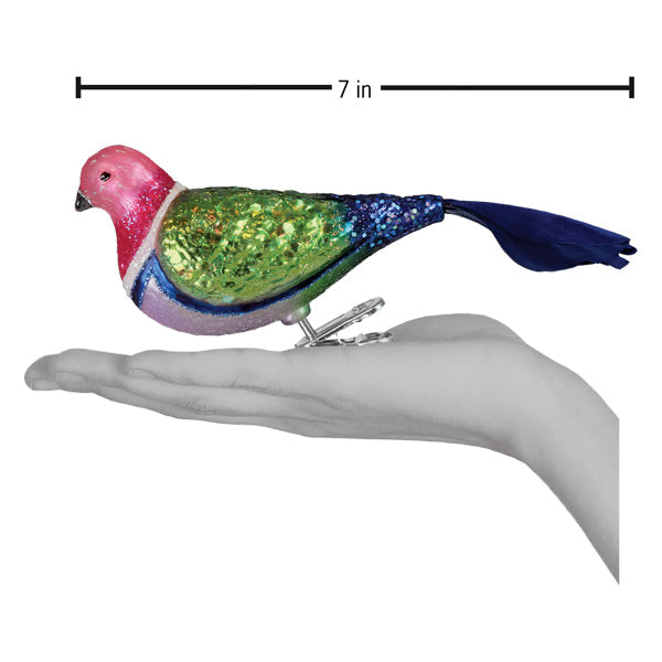 Pink Fruit Dove Christmas Ornament – Tropical Bird Gift