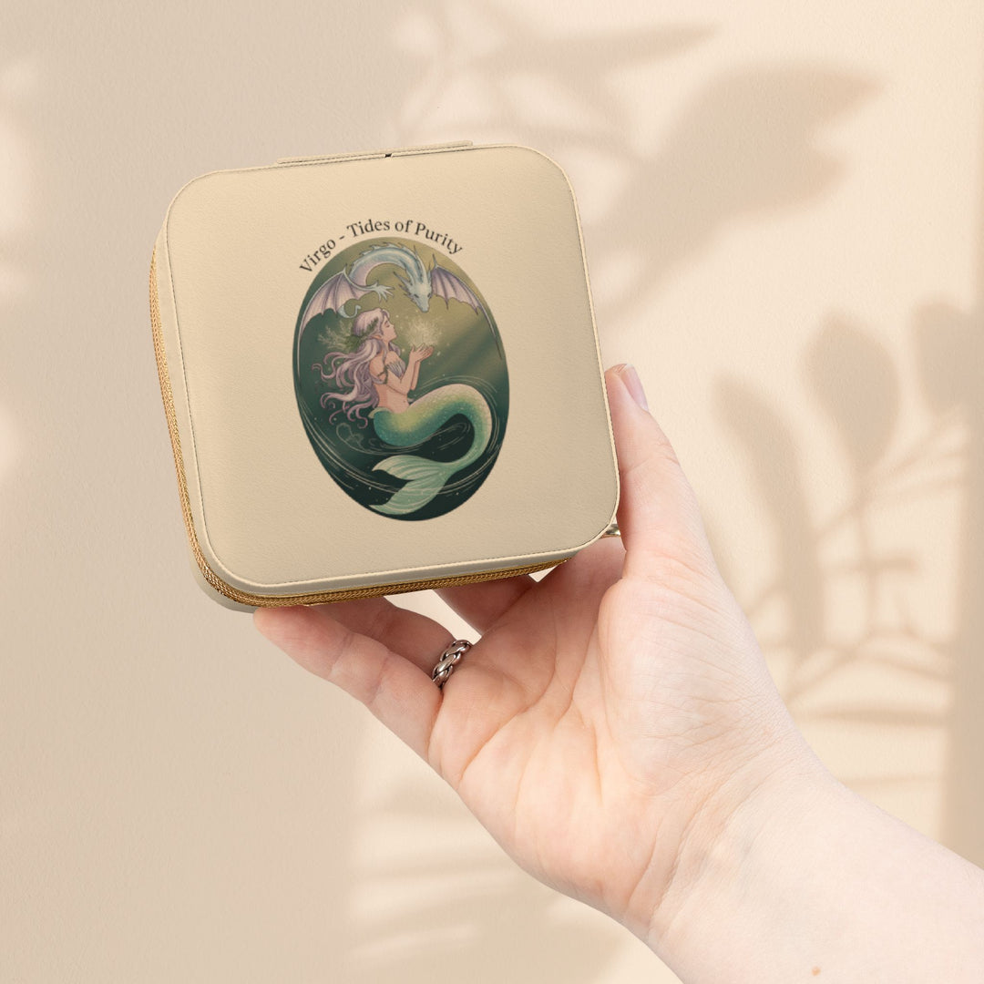 Virgo Jewelry Travel Case — Compact Zodiac Organizer