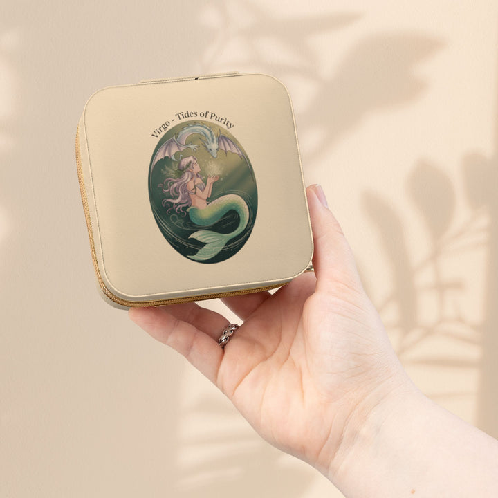 Virgo Jewelry Travel Case — Compact Zodiac Organizer