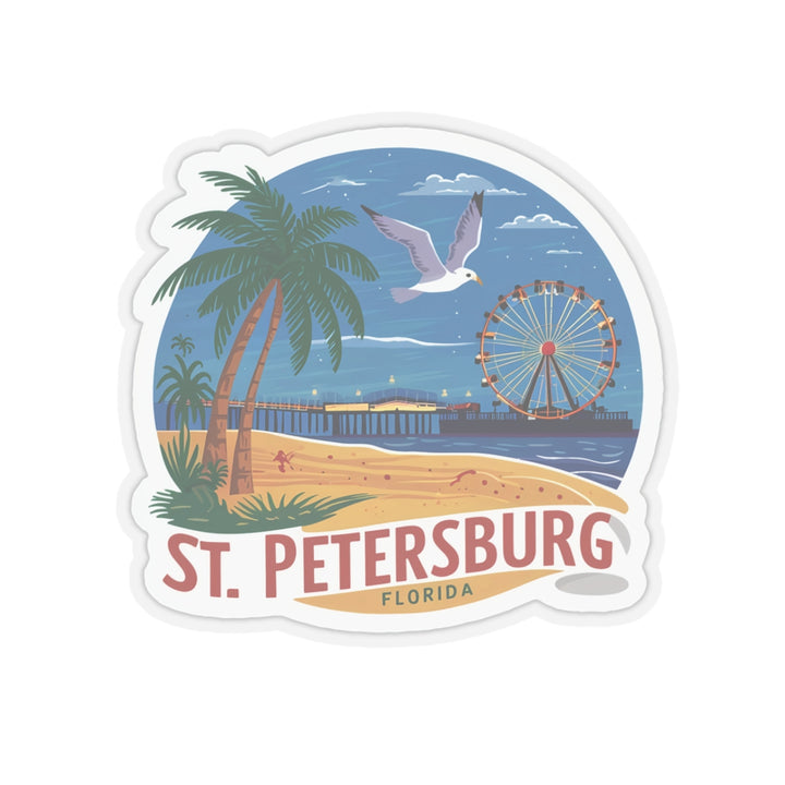 Kiss-Cut Stickers - Saint Petersburg Florida