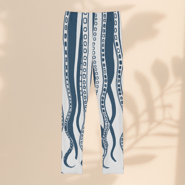 Youth Full-Length Leggings - Downward Octopus