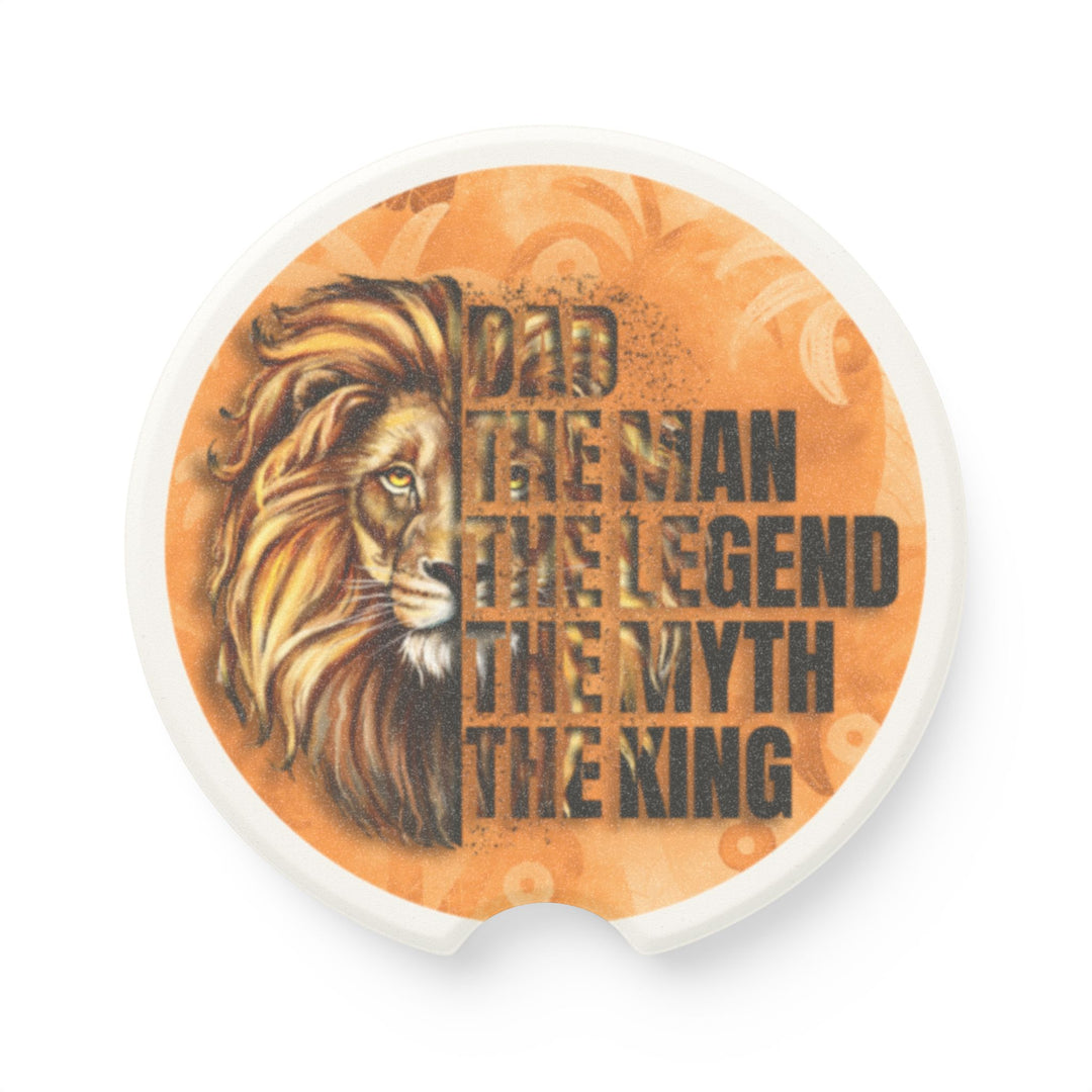 Soapstone Car Coaster - Dad The Man The Legend The Myth The King