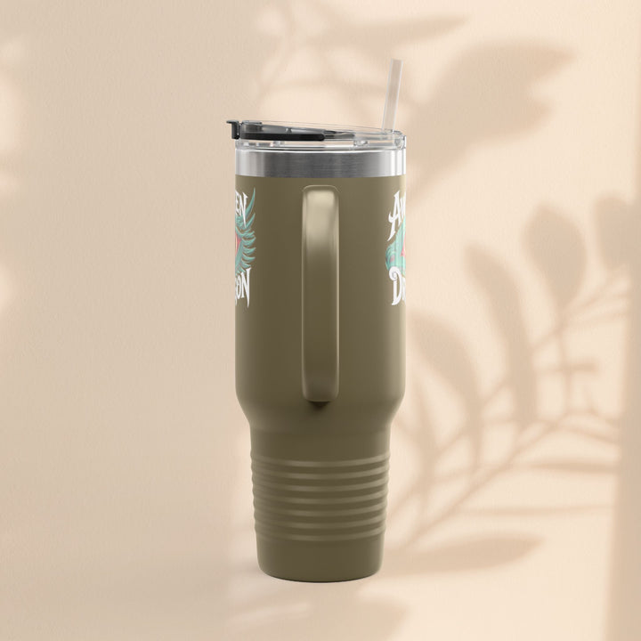 Dragon Insulated Travel Mug | 40oz | Awaken The Dragon | Perfect for Coffee Lovers, Eco-Friendly Designs