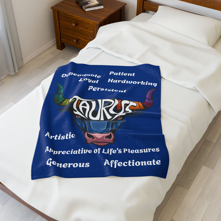 Velveteen Plush Blanket - Taurus