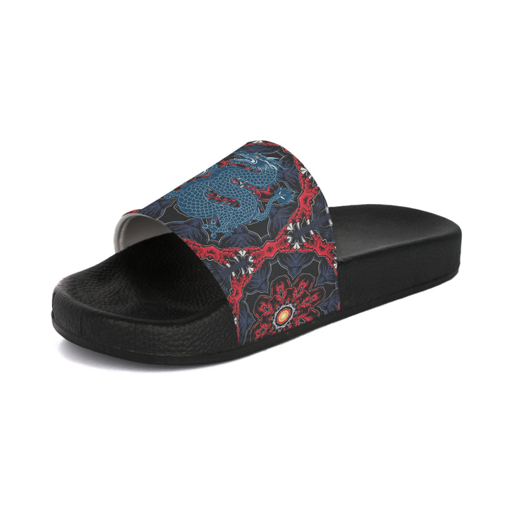 Women's Slide Sandals - Azure Dragon