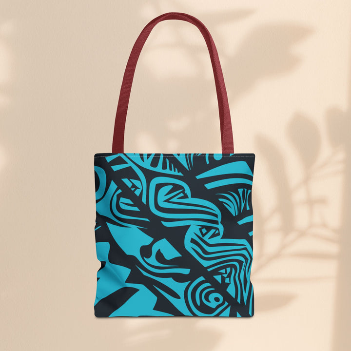 Blue Tribal Tote Bag