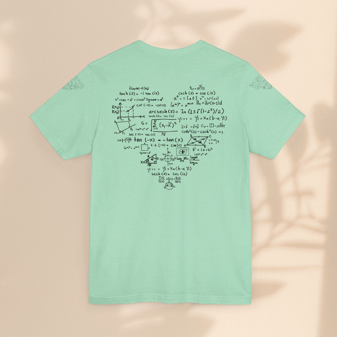 Unisex Jersey Short Sleeve Tee - Math Heart