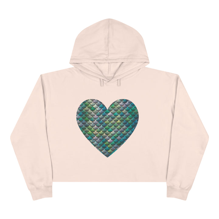 Crop Hoodie - Mermaid Heart