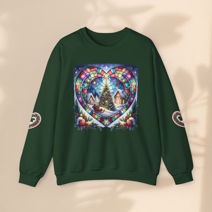 Christmas Tree Heart Sweatshirt