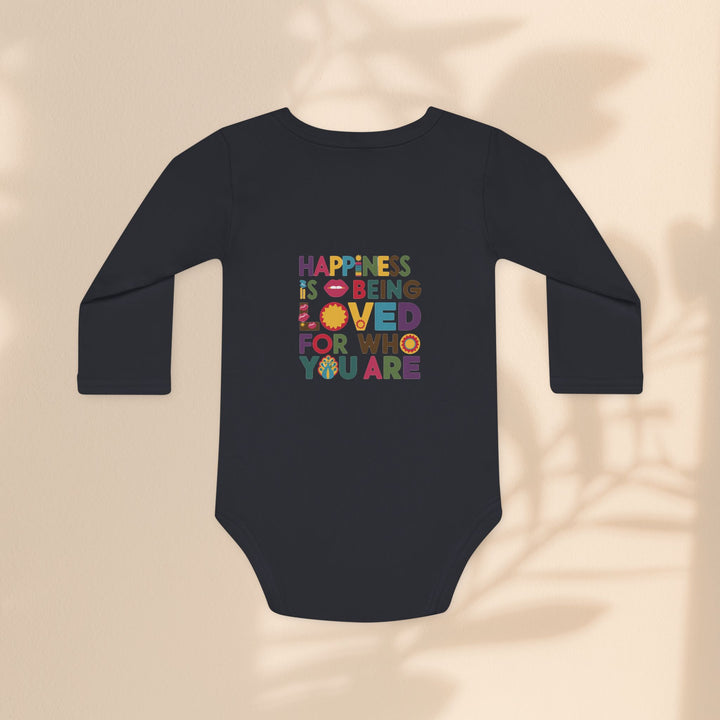 Baby Long-Sleeve Organic Bodysuit - Loved For Who You Are