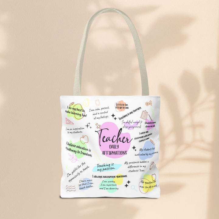 Tote Bag  - Teacher Daily Affirmations