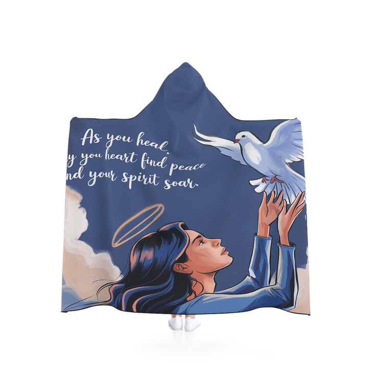 Hooded Blanket - Healing with Spirit Soaring