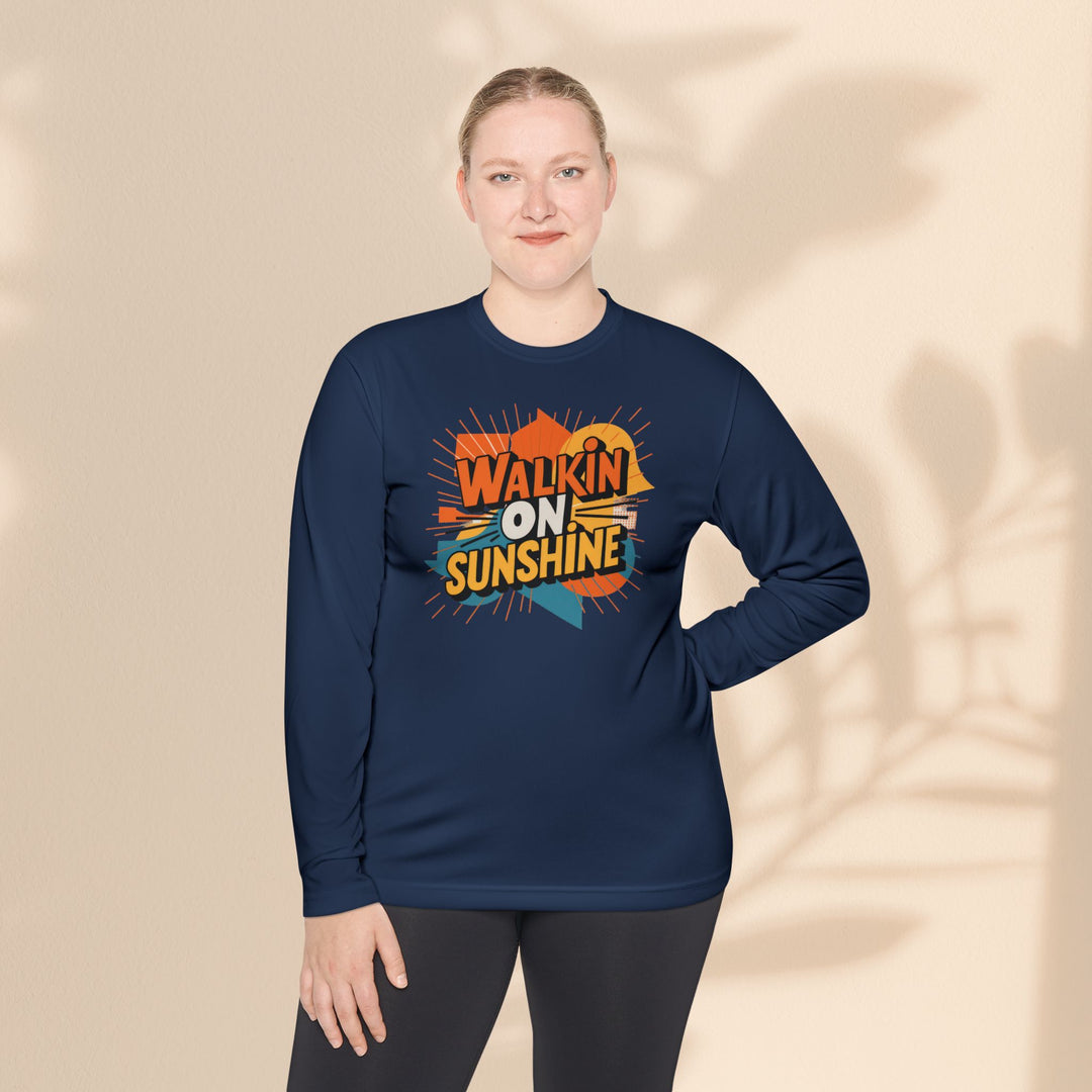 Unisex Lightweight Long Sleeve Tee - Walking On Sunshine