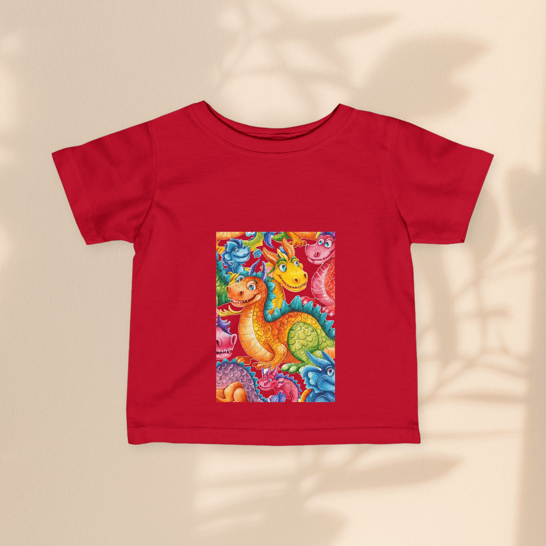 Infant Fine Jersey Tee - Happy Dragons