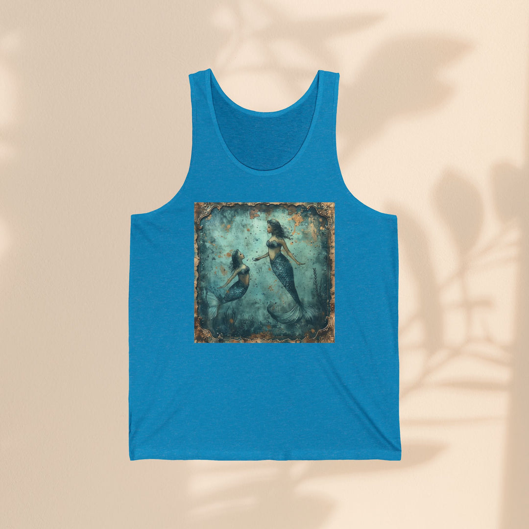 Unisex Jersey Tank - Mermaid with Child