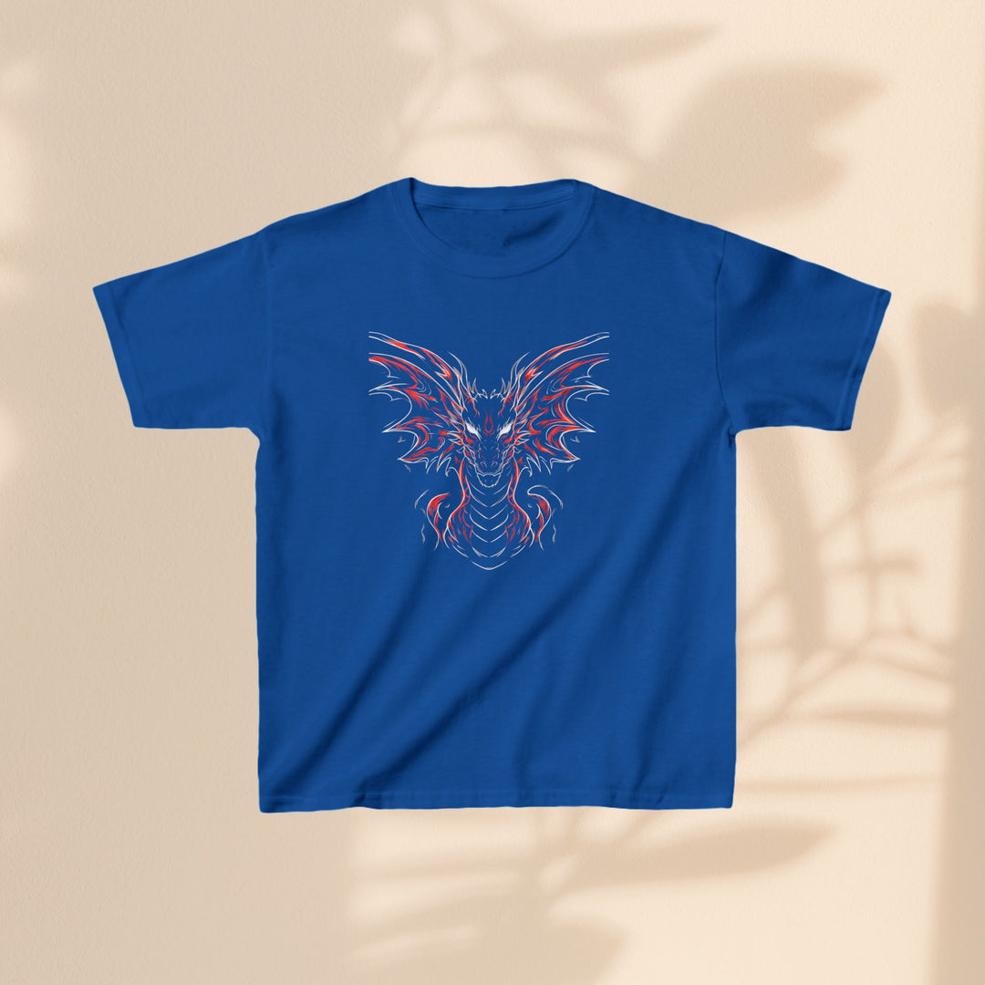 Kids Heavy Cotton™ Tee - Electric Dragon