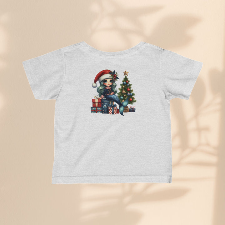 Infant Fine Jersey Tee - Mermaid Christmas