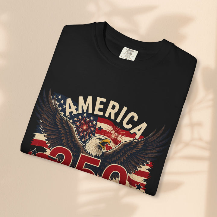 America 250 Eagle Patriotic T-Shirt — Independence Celebration Tee