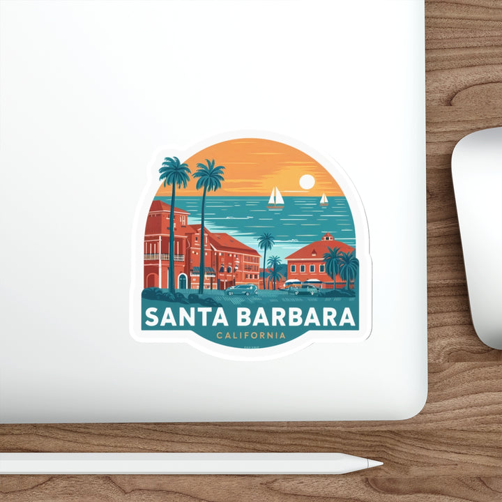 Die-Cut Stickers - Santa Barbara California