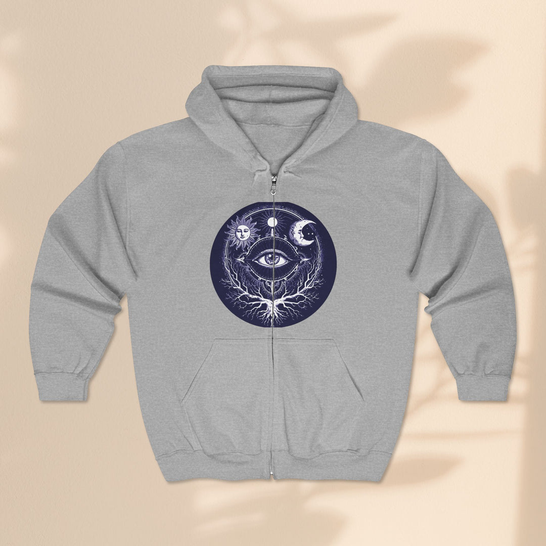 Sacred Eye - Unisex Heavy Blend™ Full Zip Hooded Sweatshirt