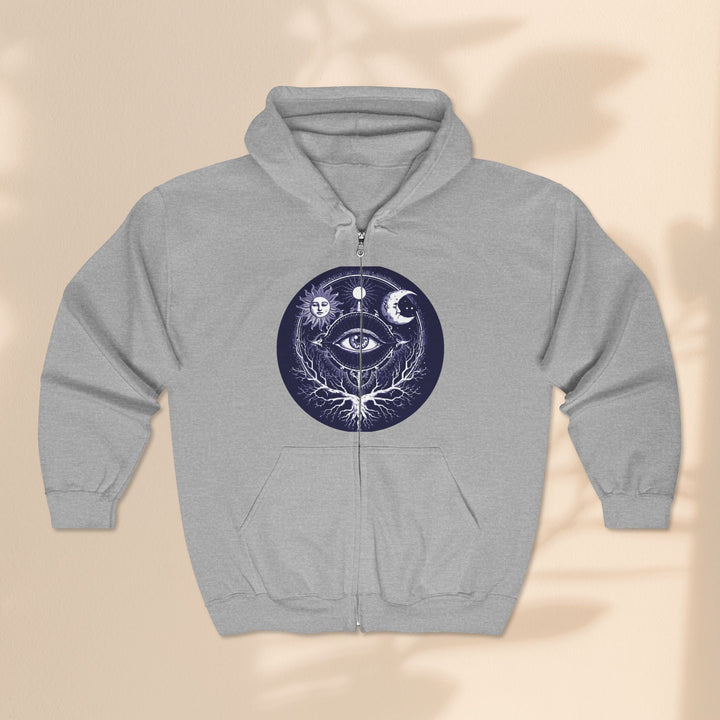 Sacred Eye - Unisex Heavy Blend™ Full Zip Hooded Sweatshirt