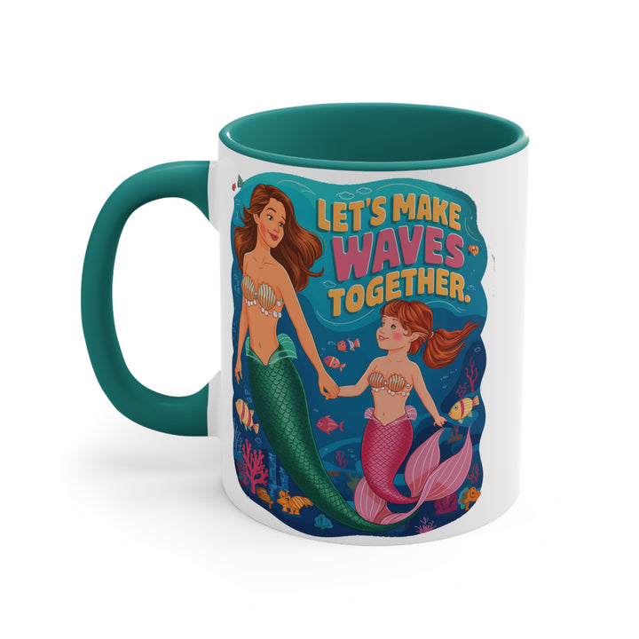 11oz Accent Mug - Make Waves Together