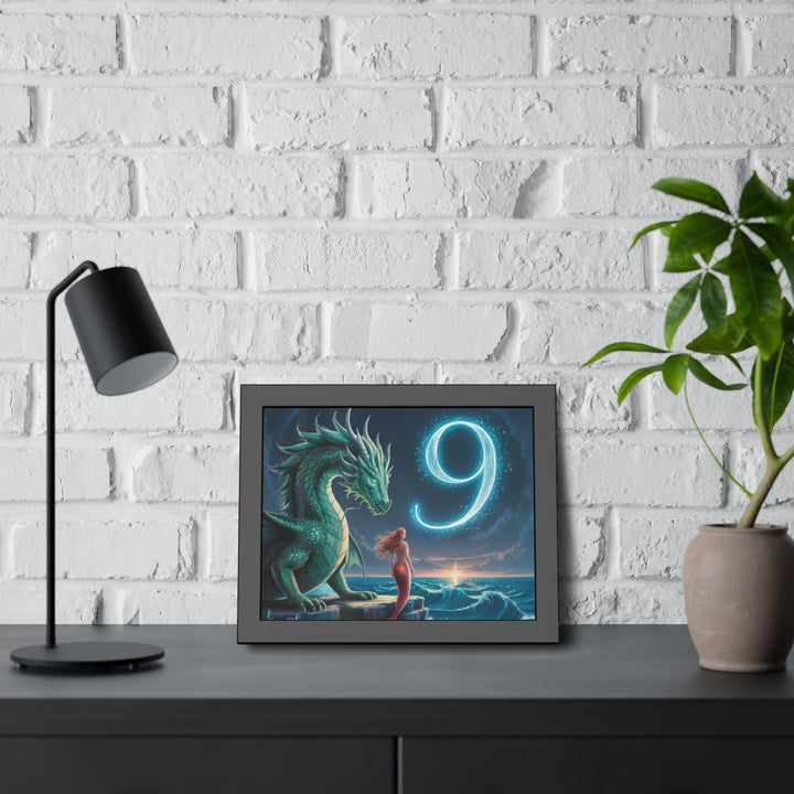 Number 9 and Dragons Canvas Wall Art