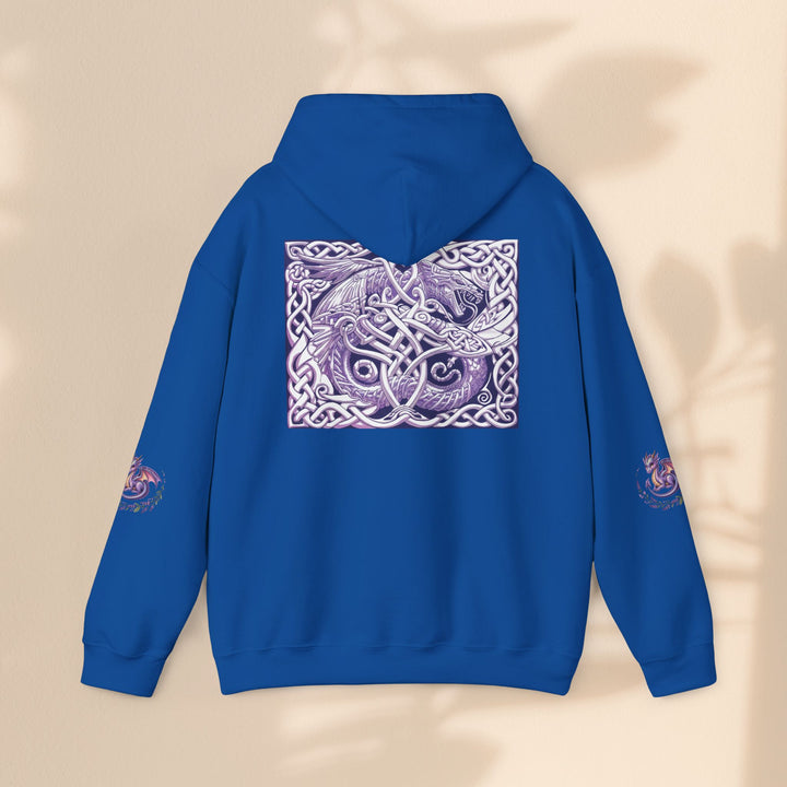 Celtic Dragon Hoodie, Gift for Fantasy Lovers