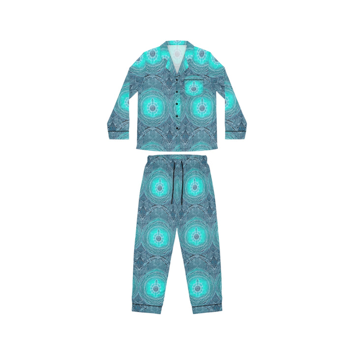Women's Satin Pajamas — Luxurious All-Over Print Sleepwear