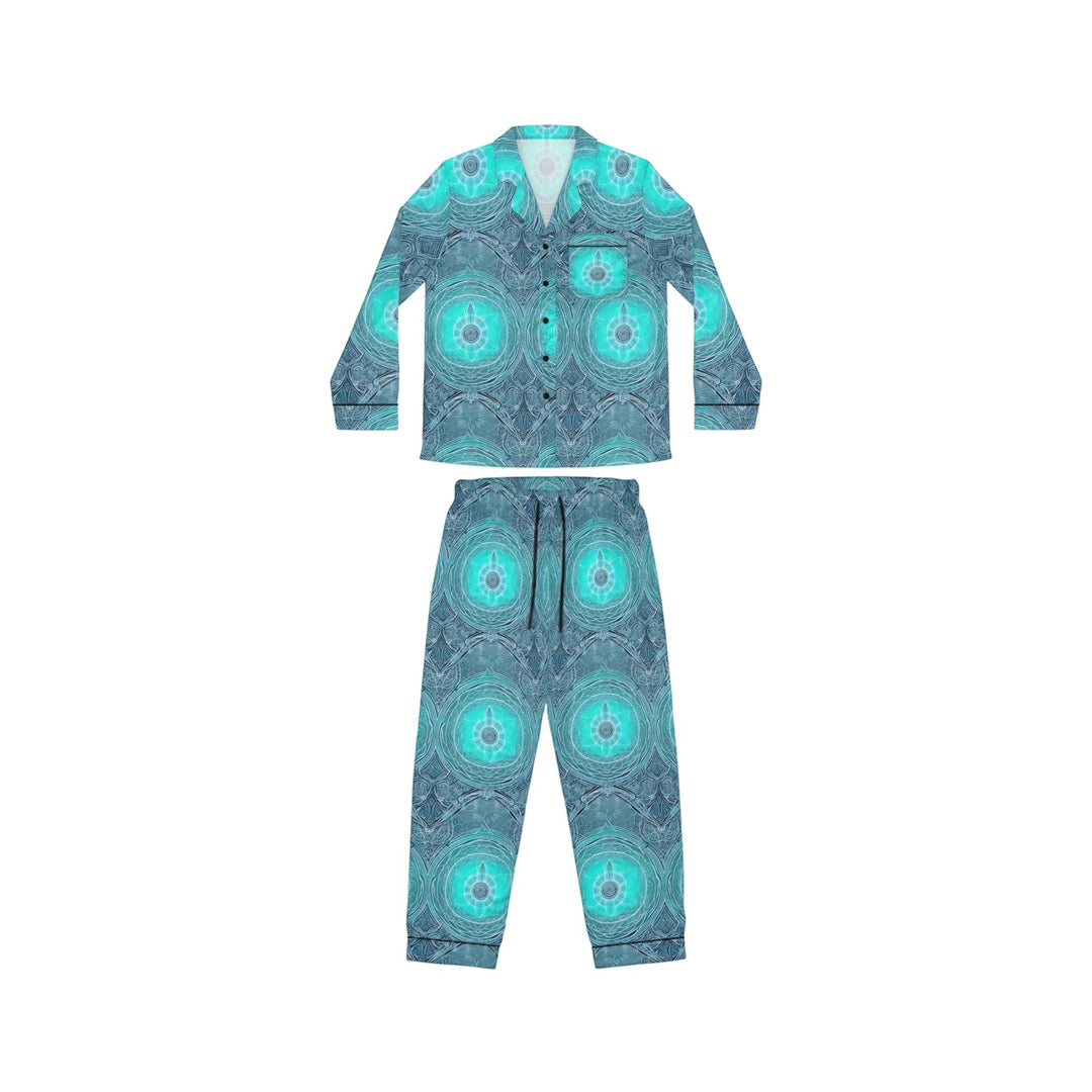 Women's Satin Pajamas — Luxurious All-Over Print Sleepwear