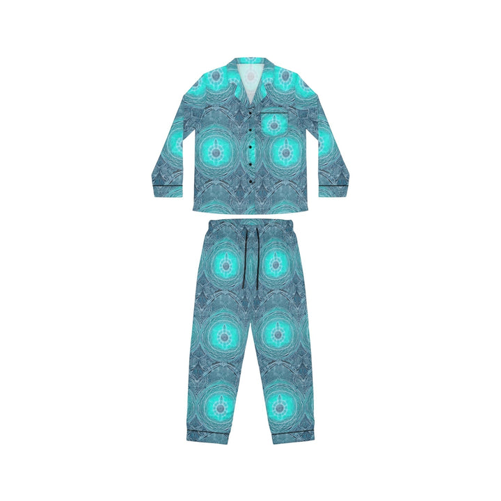 Women's Satin Pajamas — Luxurious All-Over Print Sleepwear