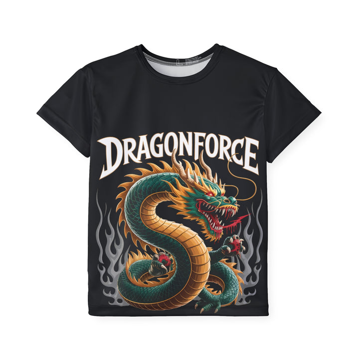 Kids Dragon Force Sports Jersey – AOP Tee for Future Champions, Team Spirit Wear, Birthdays & Halloween