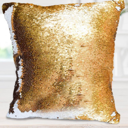 Custom Photo Sequin Cushion Cover