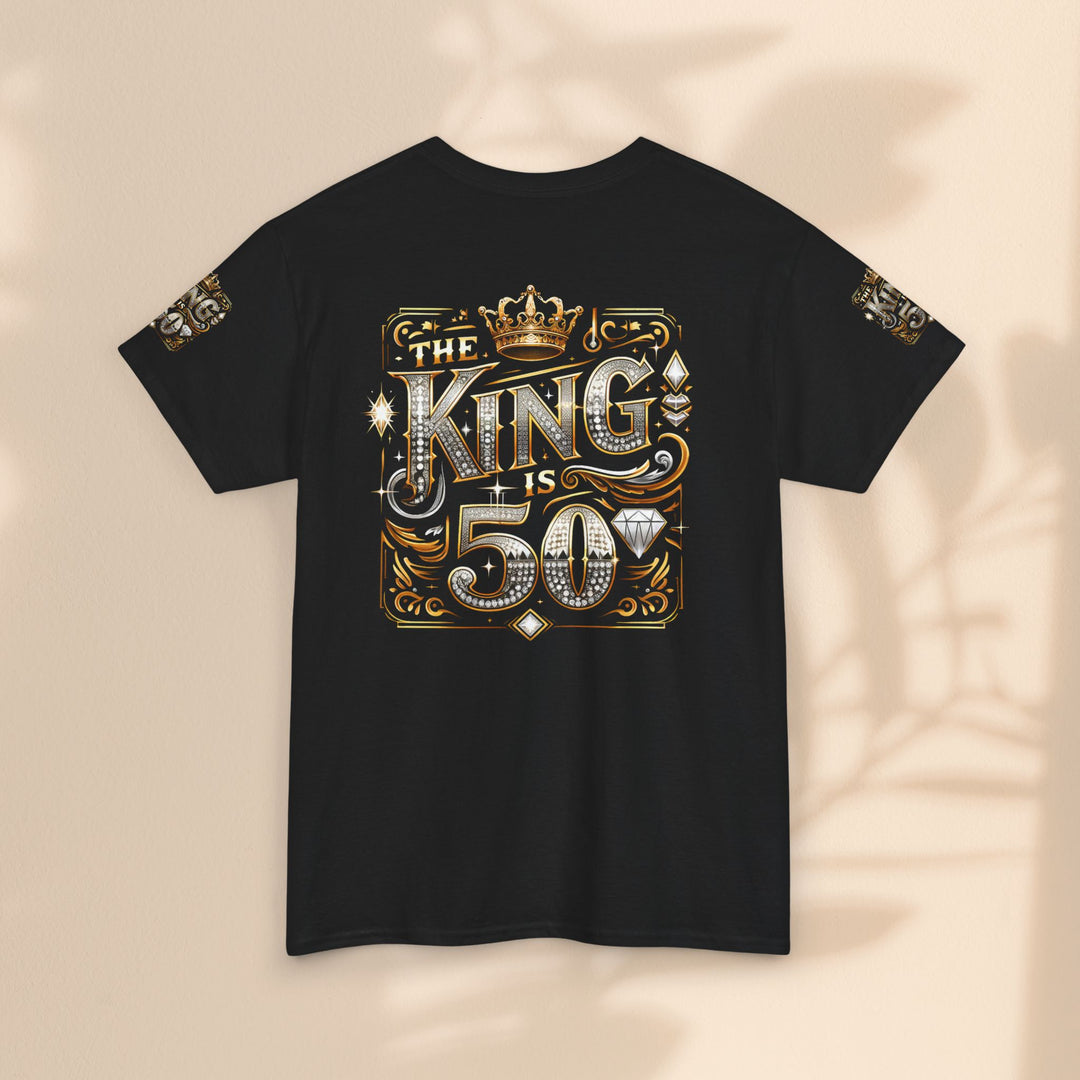 Royal 50th Birthday Tee, Vintage King Shirt, Men’s Birthday Gift, Celebrate 50 Years, Custom Graphic T-Shirt, Fun Party Top