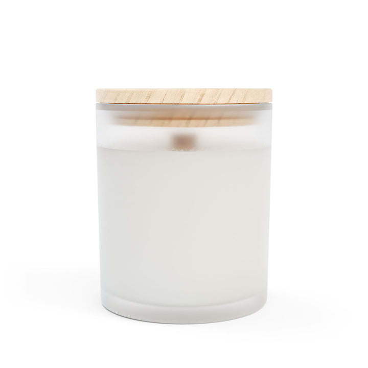 Frosted Glass Candle, 11oz - Love You