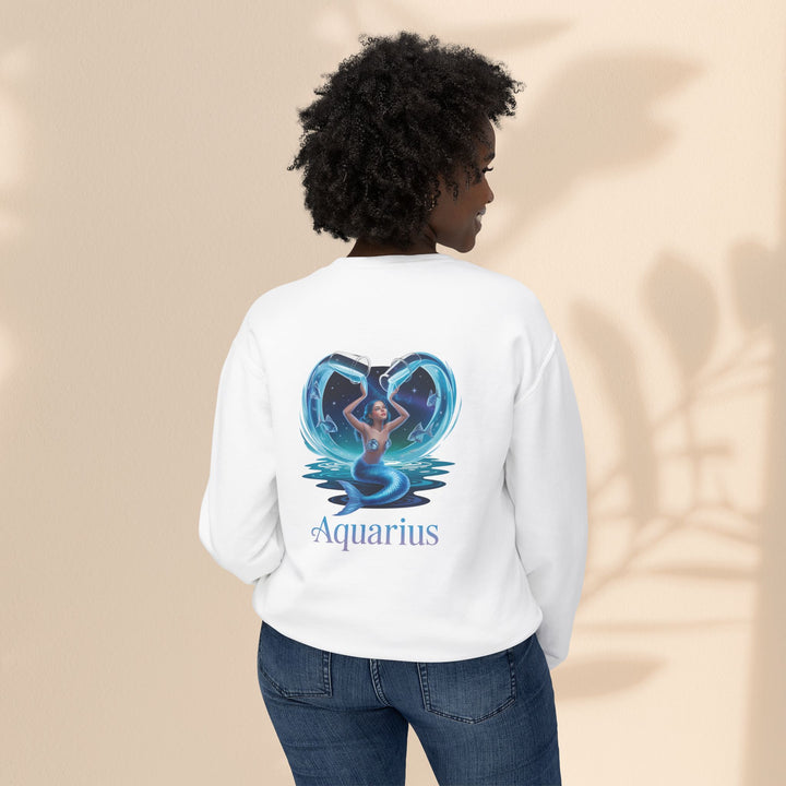 Aquarius Unisex Crewneck Sweatshirt, Zodiac Gifts, Astrology Apparel, Horoscope Sweatshirt, Birthday Gifts