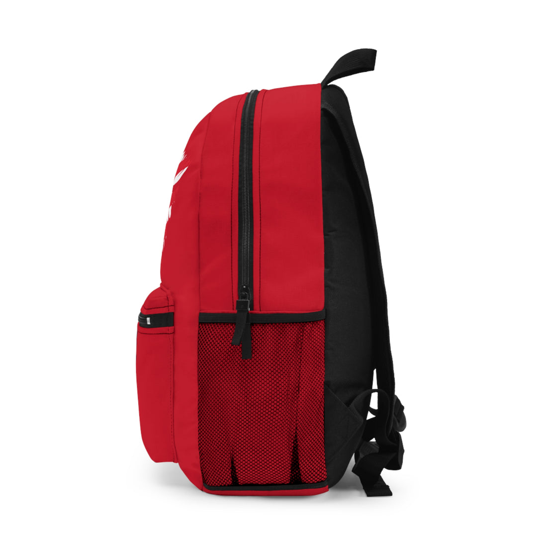 Patriotic Heart Backpack - USA Theme, Ideal for Independence Day, Travel, School, Gifts, Red Love Design