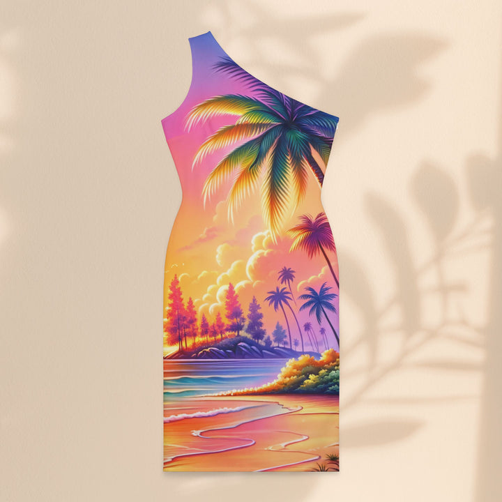 Shoulder Dress  - Hawaii Dreams