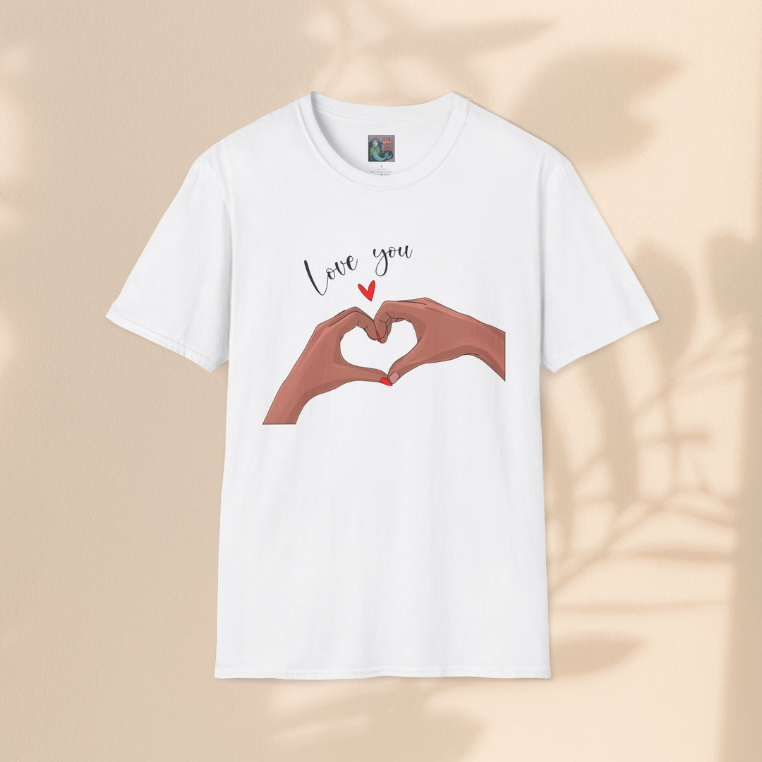 Unisex Softstyle T-Shirt - Love You Heart