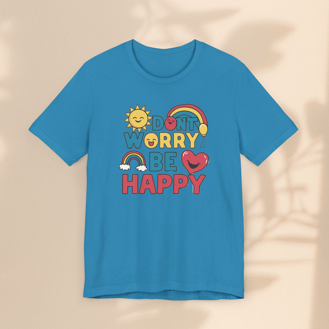 Unisex Jersey Short Sleeve Tee - Don't Worry Be Happy