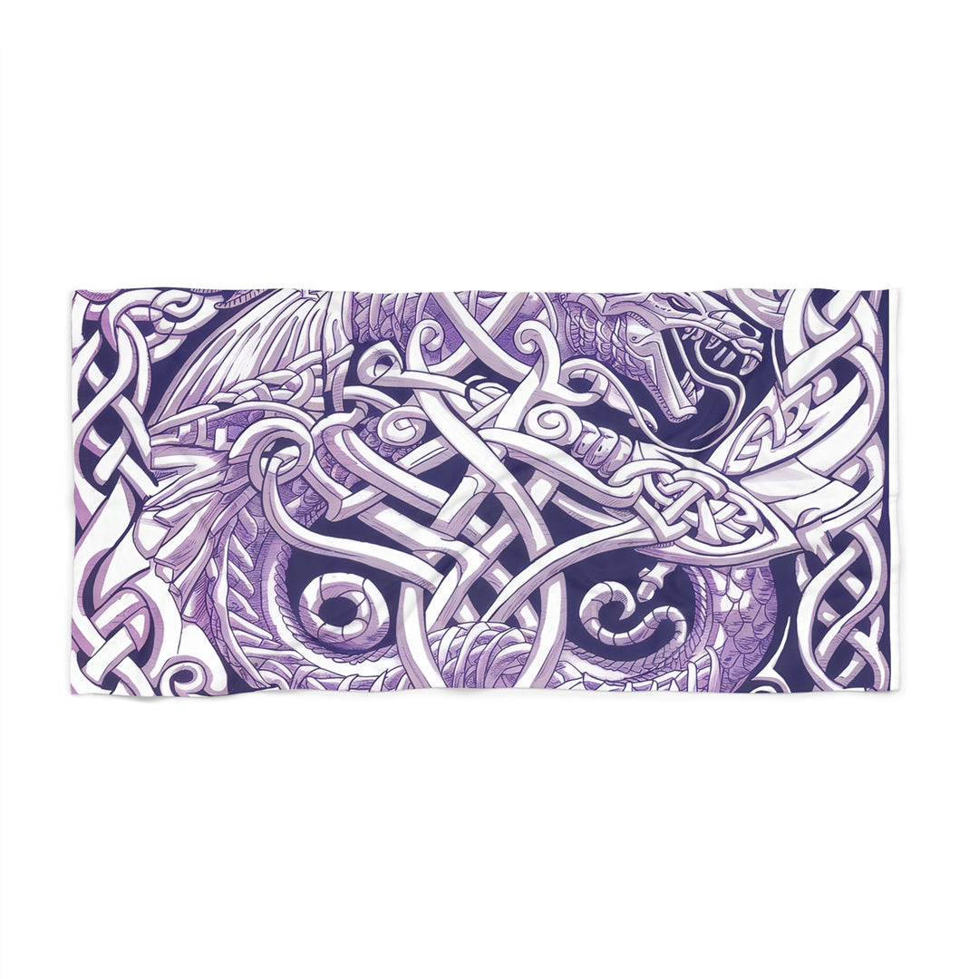 Celtic Mythology Beach Towel, Unique Towel for Beach Lovers, Pool Party Essential, Nautical Decor, Gifts for Travelers