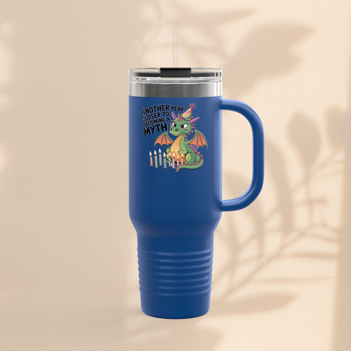 Dragon Insulated Travel Mug, 40oz, Dragon Birthday Tumbler