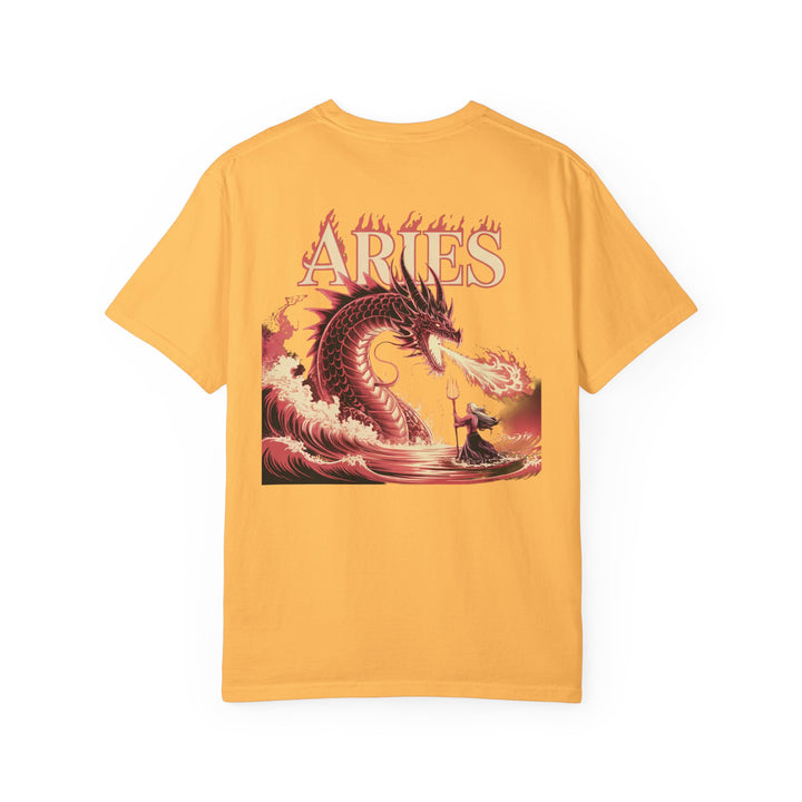 Aries Graphic T-Shirt: Unisex Astrology Tee, Zodiac Shirt for Birthdays & Everyday Wear, Perfect Gift for Aries Friends